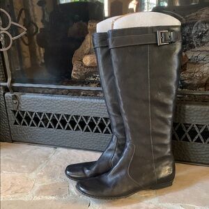Born Persimmon Leather Upper Riding Boots EUC ❤️